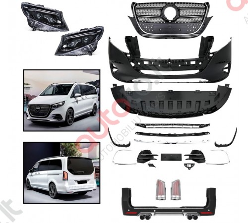 V Class W447 LIFT AMG  apdailos komplektas 2024+